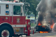 2 critically injured after food truck catches on fire in Northwest DC