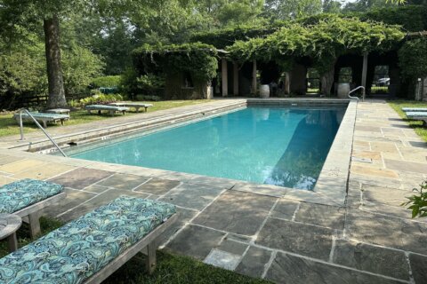 You don’t have to be a guest to take a dip at this luxury Virginia resort’s pool