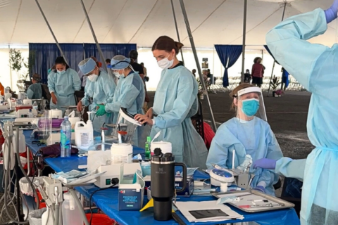 ‘It’s a blessing’: Free medical clinic at RFK Festival Grounds offers everything from new glasses to surgery