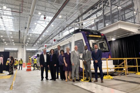 WATCH: First look at what rail cars on the Purple Line will actually look like