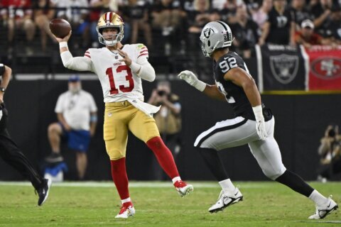 Brock Purdy has mixed results in 49ers' 24-24 preseason tie with the Raiders