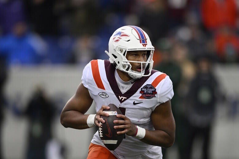 Virginia Tech is optimistic about 2024 with experienced team led by QB Kyron Drones - WTOP News