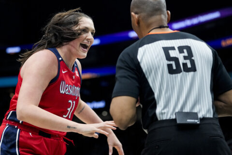 Stefanie Dolson scores 17, Ariel Atkins adds 15 to help Mystics beat Sky 74-70