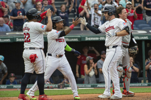 David Fry and José Ramírez homer, Guardians blast Orioles 10-3 in series opener between AL leaders