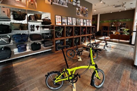 Brompton’s Georgetown store will let you borrow a bike for a day