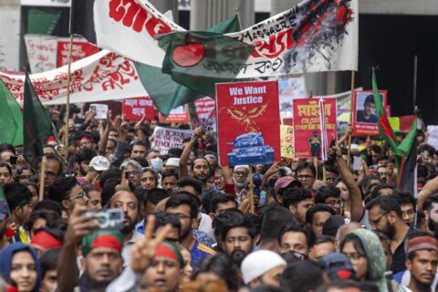 More protests in Bangladesh. This time against the PM demanding justice for 200 killed in violence