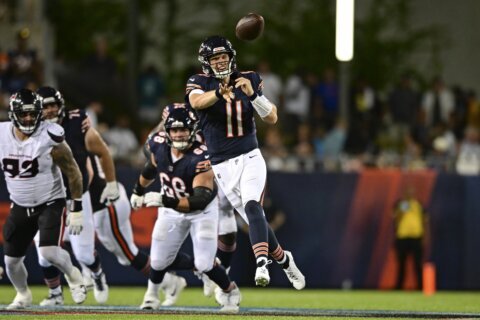 Texans-Bears game delayed due to lightning and heavy rain with 3:31 left in the 3rd quarter