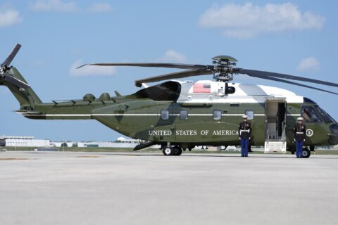 Biden takes inaugural flight in long-delayed new ‘Marine One’ helicopter