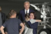 3 newly freed Americans meet Biden, families in Md. after a landmark prisoner exchange with Russia