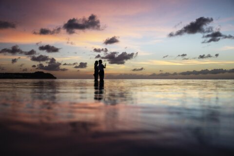 The worldwide catastrophe of rising seas especially imperils Pacific paradises, Guterres says