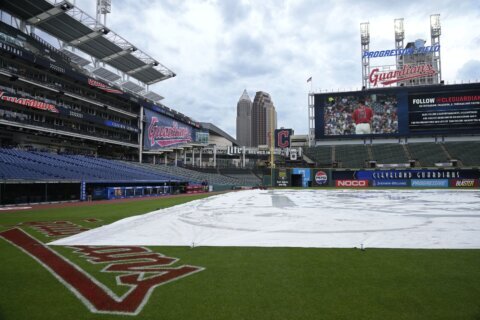 Diamondbacks, Guardians postponed by rain, wet field. Teams playing doubleheader Wednesday