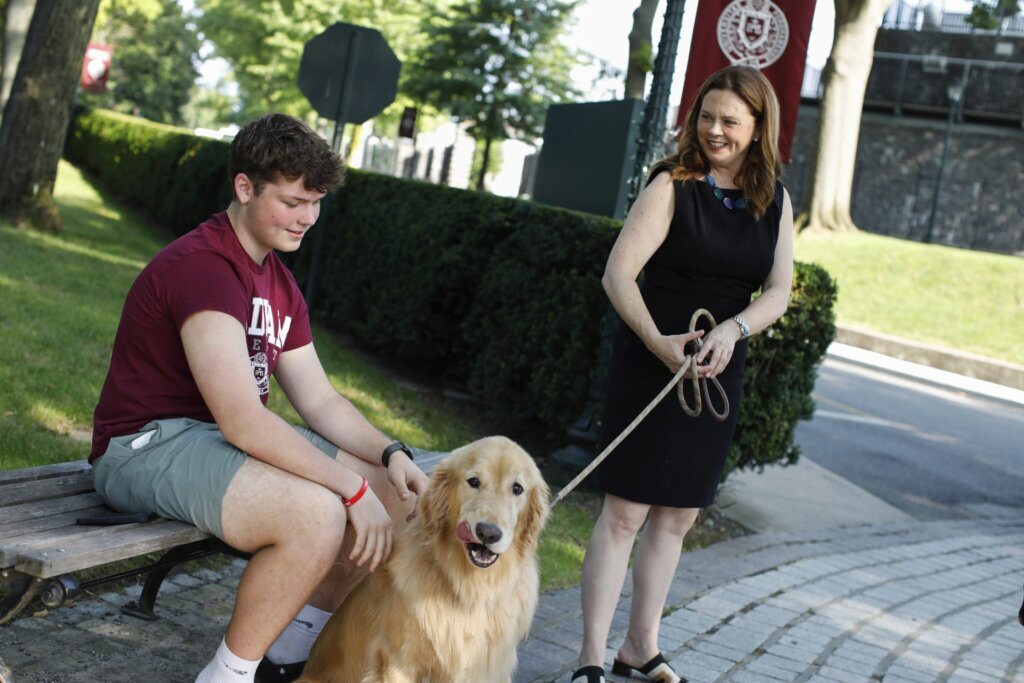 It’s a tough time for college presidents, but Tania Tetlow thrives as a trailblazer at Fordham