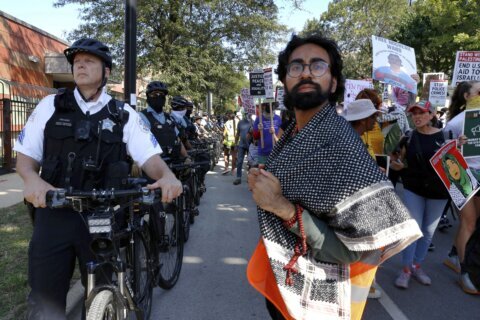 Portrait of a protester: Outside the Democratic convention, a young man talks of passion and plans