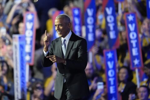 Obamas close DNC's second night with rousing Harris endorsement and pointed warnings about Trump