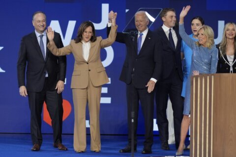 Obamas close DNC’s second night with a rousing Harris endorsement and pointed warnings about Trump