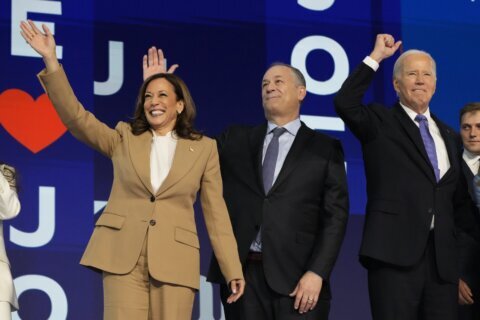 The Latest: Day 2 of the DNC features the Obamas and second gentleman Doug Emhoff