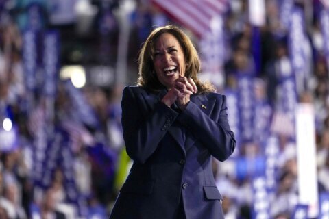 She's the sitting vice president. She's the candidate of change. How Harris is having it both ways