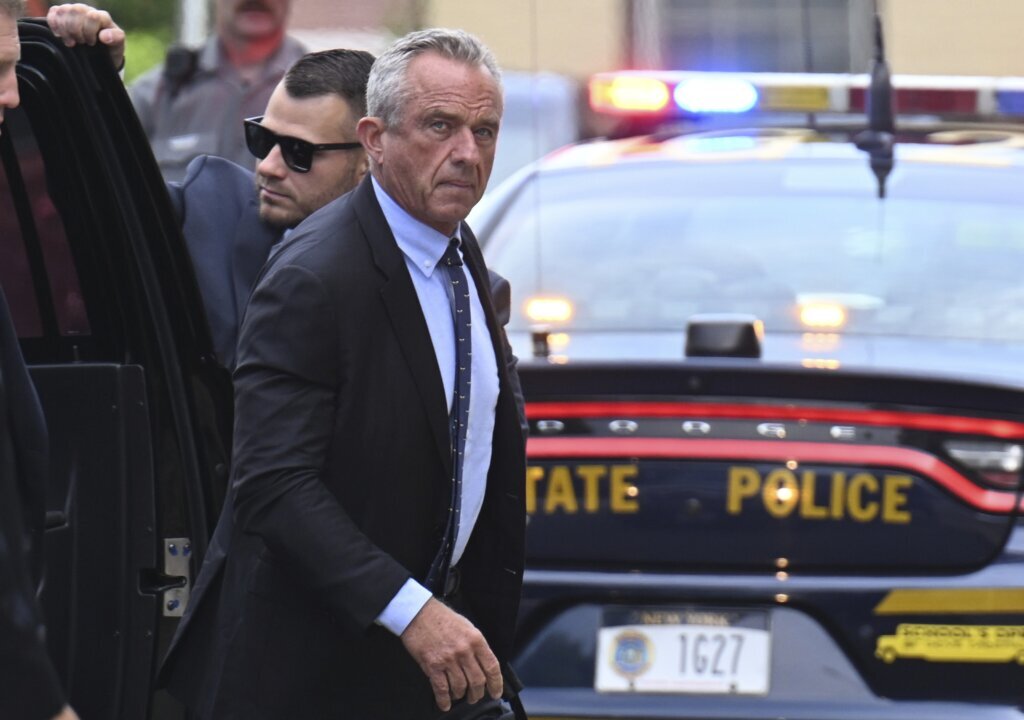 Robert F. Kennedy in NY court as he fights ballot-access suit claiming he doesn’t live in the state