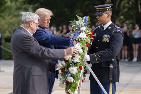 Army defends Arlington National Cemetery worker after incident with Trump campaign