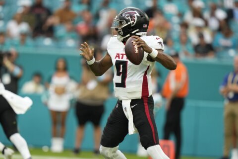 Rookie Michael Penix Jr. has good start for Falcons in 20-13 loss to Dolphins in preseason opener