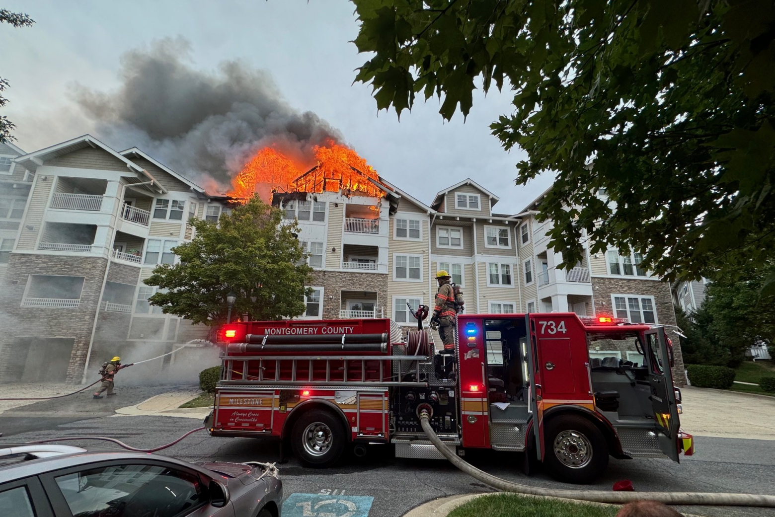 16-year-old boy arrested and accused of setting apartment fire in Clarksburg