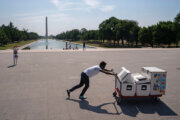 Blazing day in the DC region brings harsh PM showers and thunderstorms