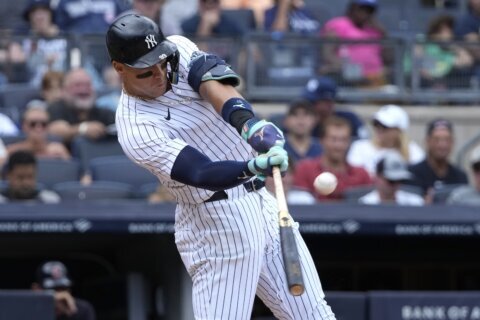 Judge hits MLB-best 48th homer, Cole allows 1 hit in 6 innings as Yankees blank Guardians 6-0