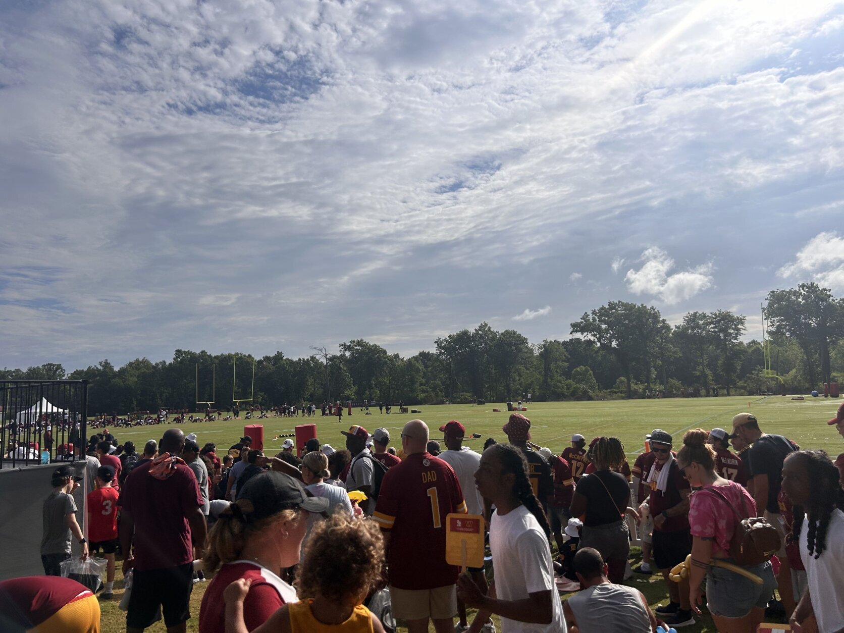 Kids Day at Washington Commanders training camp