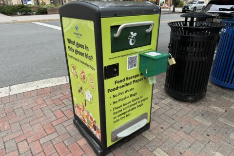 These high-tech bins in Arlington Co. want your food scraps