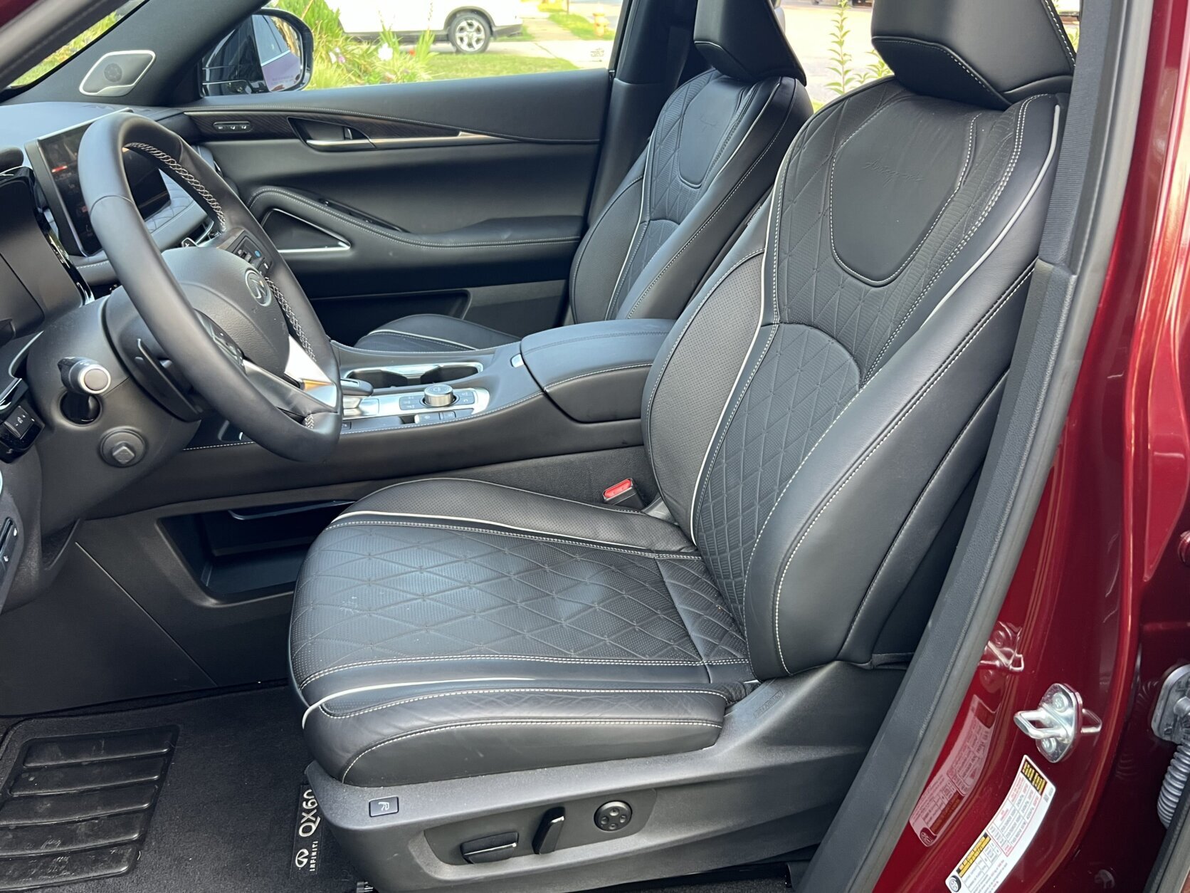 Interior of the 2024 Infiniti QX60