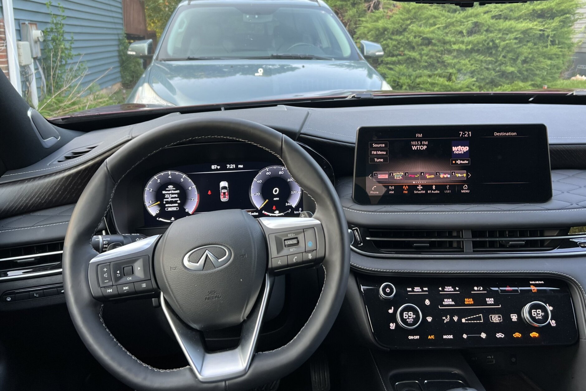 Interior of the 2024 Infiniti QX60