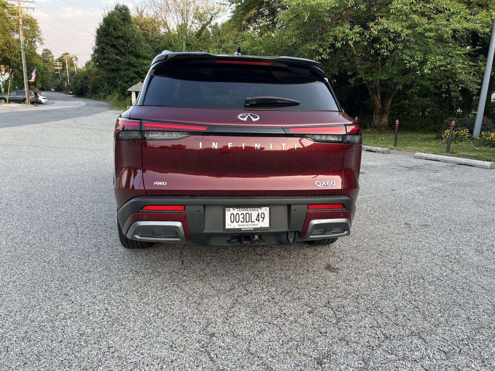 Exterior of the 2024 Infiniti QX60