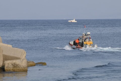 Deep seas and tight spaces impede search for 6 missing after yacht sinks off Sicily