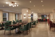 A rendering of The Jockey Club restaurant and lounge. 