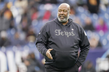 Maryland head coach Mike Locksley
