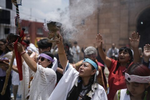 An offering, a fire, a prayer. How a Mexico City community celebrates its pre-Hispanic origins