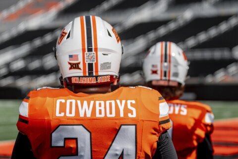 NCAA blocks Oklahoma State from wearing QR codes for NIL fund on helmets, saying decals break rule