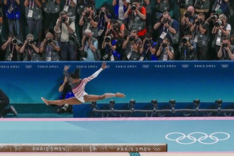 Everything Simone Biles did at the Paris Olympics was amplified. She thrived in the spotlight