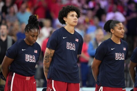 Brittney Griner is ‘head over heels’ for the Americans coming home in a prisoner swap