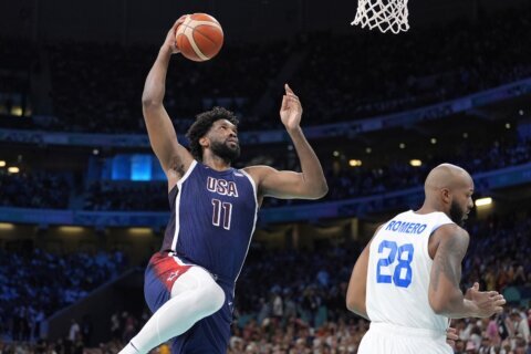 US rolls into Olympic quarterfinals as No. 1 seed, top Puerto Rico 104-83 in group finale