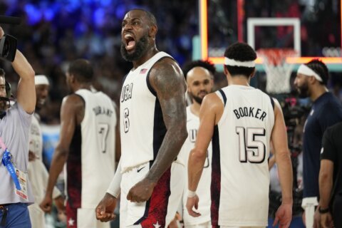 LeBron James, still leading the way for the US at age 39, has another chance at an Olympic gold