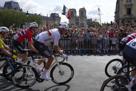 Everything is tougher on a bike in the Olympics: eating, drinking and, yes, bathroom breaks