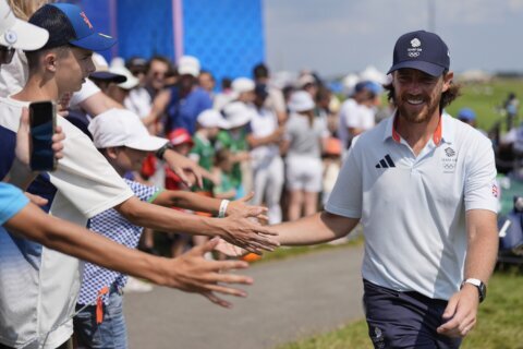 Fleetwood on familiar turf and shares lead as Olympic chase for gold takes shape