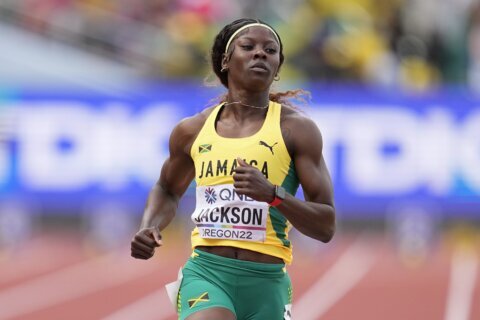Jamaica’s Shericka Jackson a no-show at 200 meters and won’t race for individual medal at Olympics