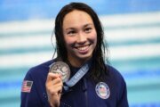 What's next for Arlington's Olympic champion swimmer Torri Huske? WTOP caught up with her poolside at Northern Va. aquatic center