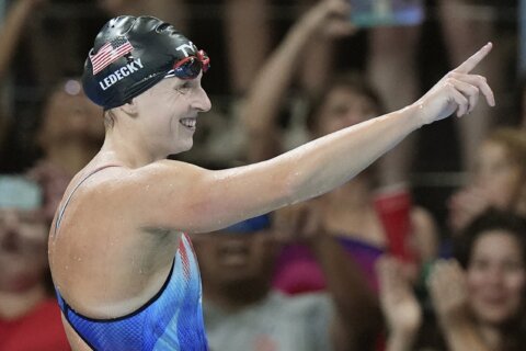 Katie Ledecky swims into history with 800 freestyle victory at the Paris Olympics