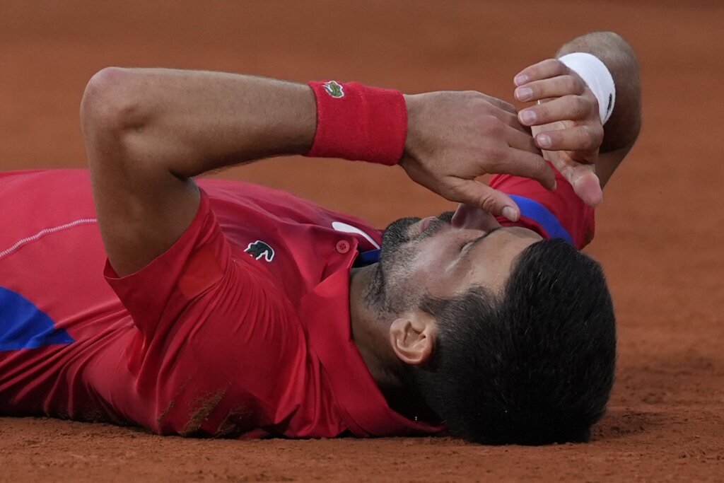 Novak Djokovic wins his first Olympic gold by beating Carlos Alcaraz in the men’s tennis final