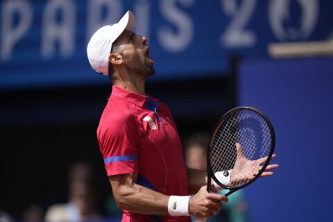 Novak Djokovic wins his first Olympic gold medal by beating Carlos Alcaraz in the men’s tennis final