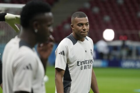 Kylian Mbappé starts on debut for Real Madrid in the UEFA Super Cup against Atalanta