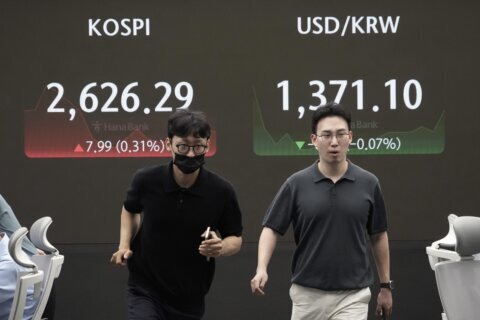 Global shares mostly rise as Japan and other markets return to calm after rip-roaring week